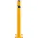 Borne de sécurité en acier Global Industrial™ avec fentes pour chaînes et capuchon amovible, 11,4 cm de profondeur x 91,4 cm de hauteur