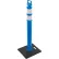 Poteau de signalisation réfléchissant Global Industrial™ à base carrée, 49" de hauteur, bleu