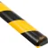 Protection de pare-chocs Global Industrial™, type C, 39-3/8" de long, noir/jaune