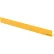 Bordure de sol de sécurité Global Industrial™, haute résistance, 48" de long, 3/8" d'épaisseur, jaune