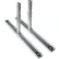 Pieds plats Global Industrial™ pour barrière de contrôle des foules, galvanisés, lot de 2