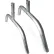 Pieds de barrière « Global Industrial™ » pour barrière de contrôle des foules, galvanisés, lot de 2