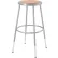 Interion® Steel Shop Stool with Hardboard Seat – Adjustable Height 25"-33" - Gray - Pack of 2