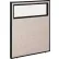 Panneau de cloison de bureau Interion® avec fenêtre partielle, 36-1/4" de largeur x 42" de hauteur, couleur beige