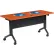 Table de formation Interion® à plateau rabattable, 60" de long x 24" de large, couleur cerisier