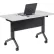 Table d'entraînement Interion® à plateau rabattable, 48" de long x 24" de large, grise