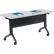 Interion® Flip-Top Training Table, 60"L x 24"W, Gray