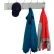 Porte-manteaux mural Interion® - Argent