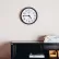 Horloge murale Global Industrial™ noire, 12, cadran en verre