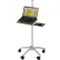 Chariot de sécurité mobile Global Industrial™ pour poste de travail d'ordinateur portable, à hauteur réglable