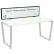 Cloison de bureau universelle à fixation par serrage Interion® - Tableau blanc magnétique