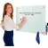 Global Industrial™ Magnetic Glass Whiteboard, 36"W x 24"H