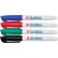 Global Industrial™ Dry Erase Markers, Fine Tip, Assorted Colors, 4 Pack