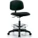 Tabouret Interion® ESD - Tissu - Noir