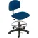 Tabouret Interion® ESD - Tissu - Bleu marine