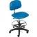 Interion® ESD Stool - Vinyl - Royal Blue