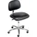 Interion® Clean Room Chair - Vinyl - Black