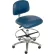 Interion® Clean Room Stool -  Vinyl - Imperial Blue
