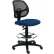 Tabouret de dessin Interion® sans accoudoirs, en maille - Tissu - Bleu