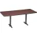 Table de salle de pause Interion®, 60" de long x 30" de large, acajou