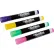 Global Industrial™ Wet Erase Chalk Markers - Pastels - Pack of 4