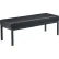 Banc d'accueil Interion® en similicuir noir