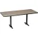 Interion® Breakroom Table, 72"L x 36"W x 29"H, Charcoal