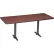 Interion® Breakroom Table, 72"L x 36"W x 29"H, Mahogany