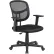 Fauteuil de bureau Interion® à dossier en résille avec soutien lombaire, assise en tissu, noir