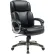Fauteuil de direction en cuir Interion®, noir