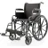 Global Industrial™ Wheelchair, 20"W Seat, Flip Back Arms, Swing-Away Footrests, Black
