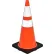 Cône de signalisation Global Industrial™ 28", réfléchissant, socle noir, 7 lb.