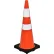 Cône de signalisation Global Industrial™ 36", réfléchissant, socle noir, 10 lb.