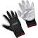 Gants Global Industrial™ en mousse enduits de nitrile, gris/noir, taille S, 1 paire - Quantité par paquet : 12
