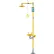 Douche d'urgence combinée avec lave-yeux Global Industrial™