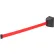 Global Industrial™ Magnetic Retractable Belt Barrier, Black Case W/15' Red Belt