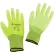 Gants Global Industrial™ plats enduits de polyuréthane, couleur citron haute visibilité, taille L - Lot de 12