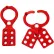 ZING RecycLockout : loquet de verrouillage et signalisation « Lockout-Tagout », 1" en acier avec languettes, 7106