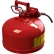 Bidon de sécurité Justrite® de type II - 2 gallons avec bec verseur flexible de 5/8", rouge, 7220120