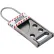 Loquet en acier inoxydable ZING, 7242