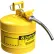 Bidon de sécurité Justrite® de type II Accuflow™, 5 gallons, en acier galvanisé, avec tuyau de 1 pouce, référence 7250230