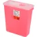 Conteneur pour objets tranchants Oakridge Products de 3 gallons avec couvercle coulissant, rouge