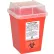 Oakridge Products : récipient Sharp de 1 quart avec couvercle coulissant, rouge