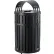 Poubelle de recyclage en acier à lattes Global Industrial™ avec couvercle, 45 gallons, noire