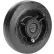 Roue en caoutchouc moulé Global Industrial™ 5 po x 1-1/2 po - Taille de l'essieu 3/4 po