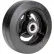 Roue en caoutchouc moulée Global Industrial™ 6" x 2" - Diamètre d'essieu : 3/4"