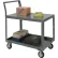 Global Industrial™ Service Cart w/2 Shelves, 1200 lb. Capacity, 48"L x 24"W x 27"H, Gray