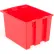 Conteneur de rangement empilable et emboîtable en plastique Global Industrial™, sans couvercle, 19-1/2" L x 15-1/2" l x 13" H, rouge - Lot de 6