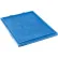 Global Industrial™ Lid LID191 for Stack and Nest Storage Container SNT190, SNT195, Blue - Pkg Qty 6
