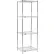 Nexel® 4 Shelf, Chrome Wire Shelving Unit, Starter, 24"W x 21"D x 86"H